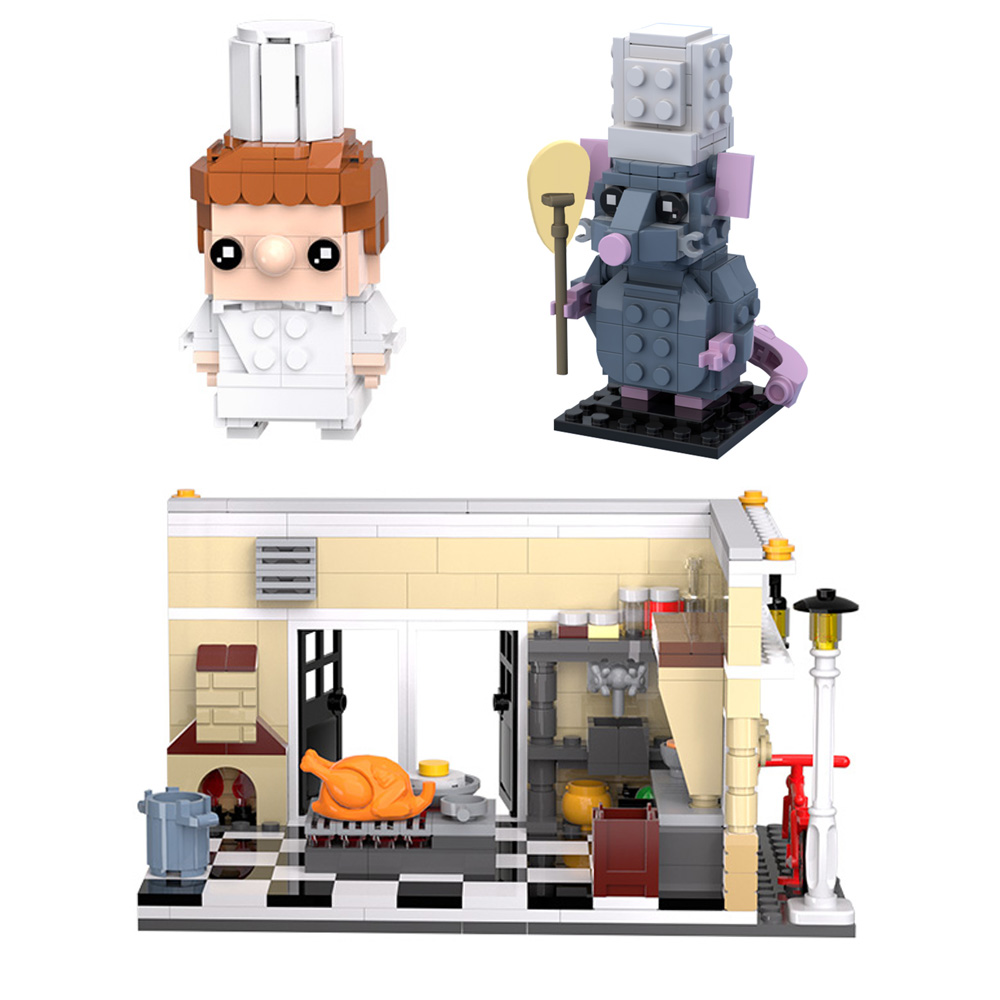Kids Education Movies - MOC Remy el rato ladrillos película