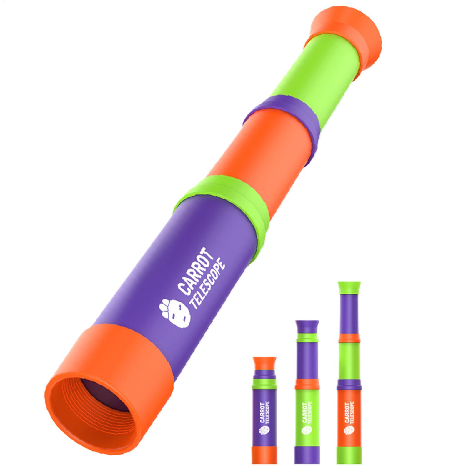 Kids Education Youtube - Telescopio monocular Radish, ligero, portátil, retráctil,