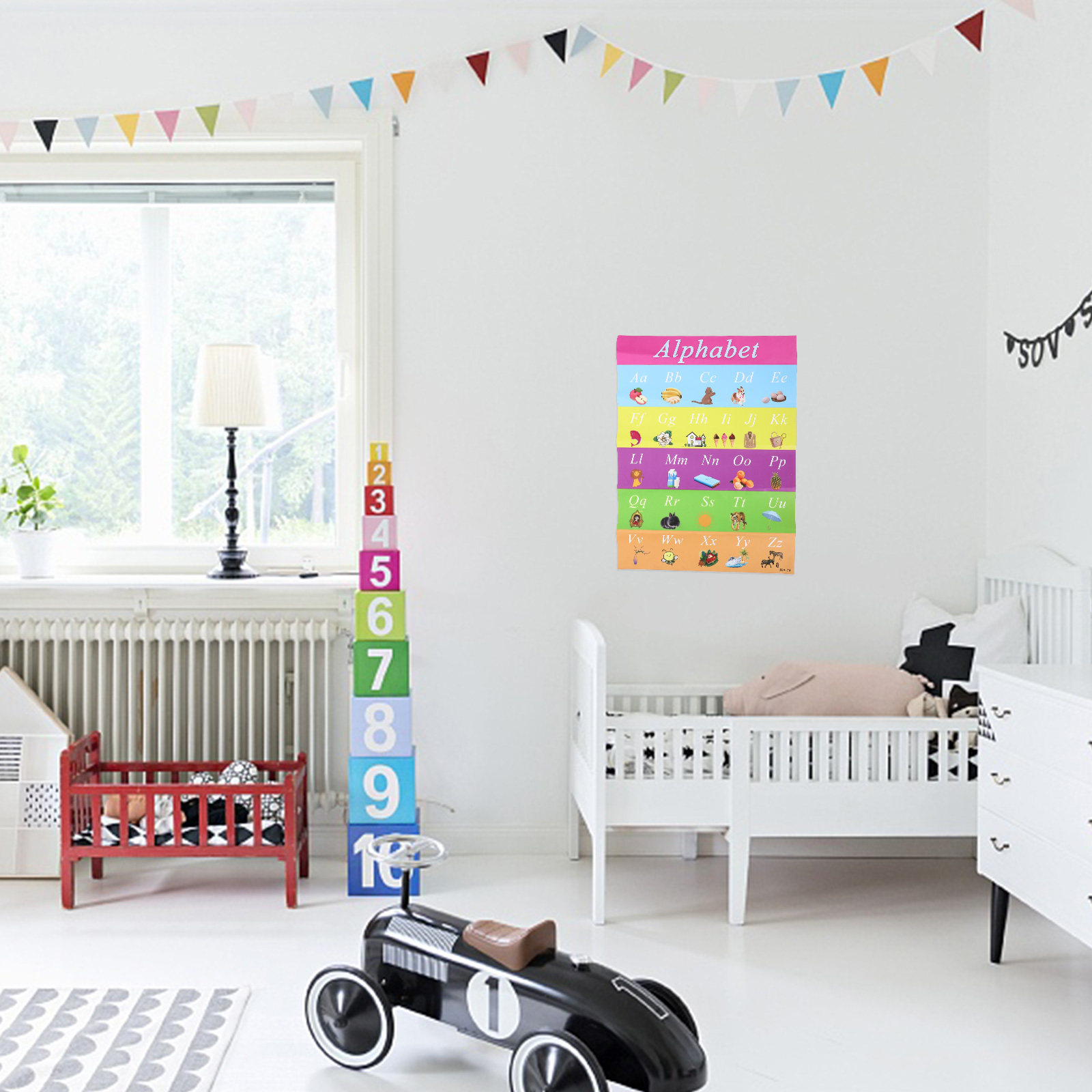 Póster educativo para niños, d - Kids Educational Posters reseña y precio