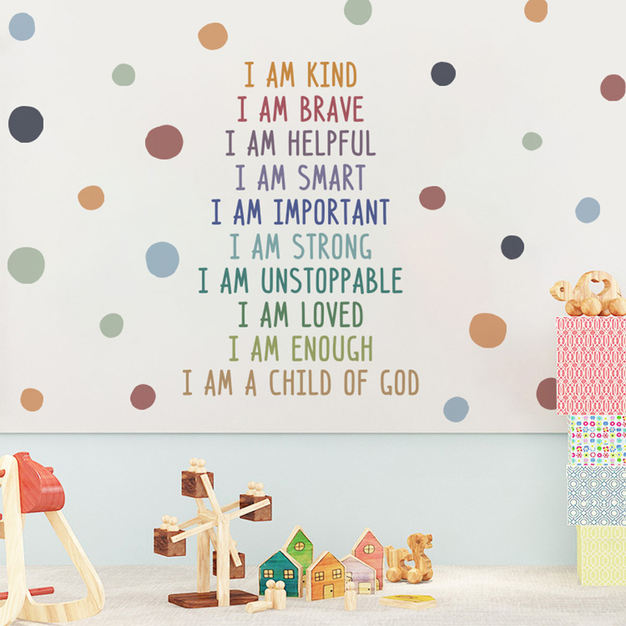 Imagen de pared de aula positi - Kids Education Motivation reseña y precio