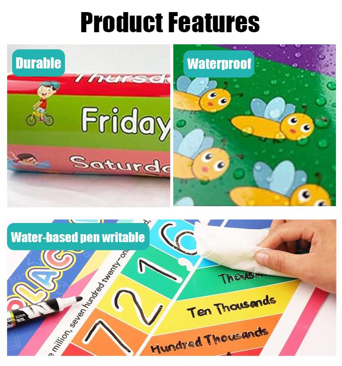 16 Pósters Educativos para Niñ - Kids Educational Posters reseña y precio