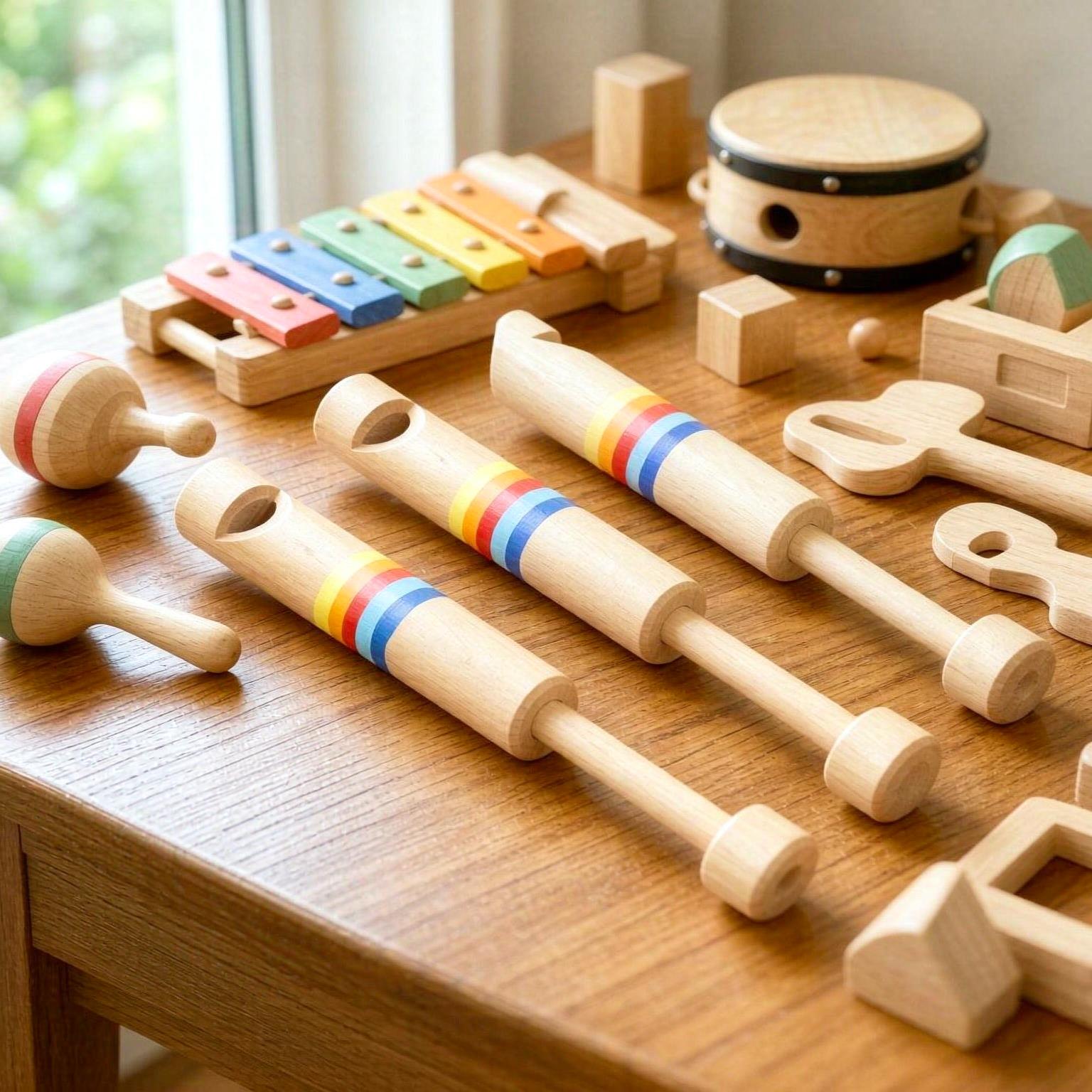 Silbato de madera con forma de - Kids Without Education reseña y precio