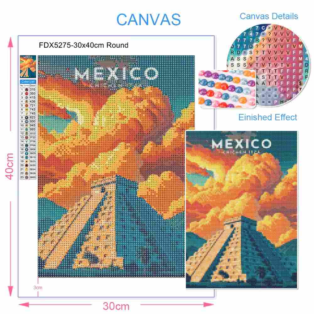 Cuadro de Pintura de Diamantes - Kids Education Motivation reseña y precio