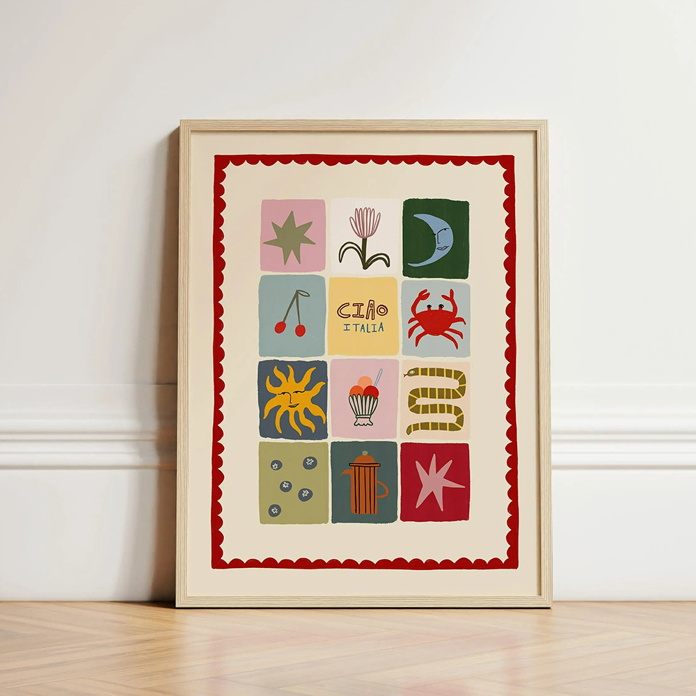 Impresión de almazuela, arte d - Kids Educational Posters reseña y precio