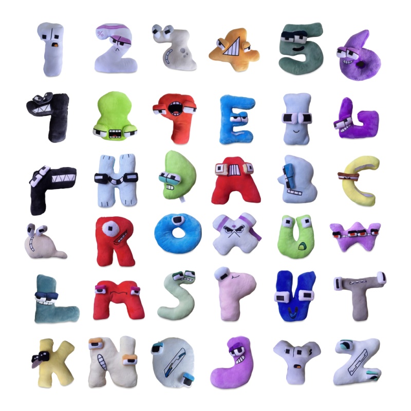 Juego de 26 Peluches de Letras - Kids Educational - Alphabet Numbers & More reseña y precio
