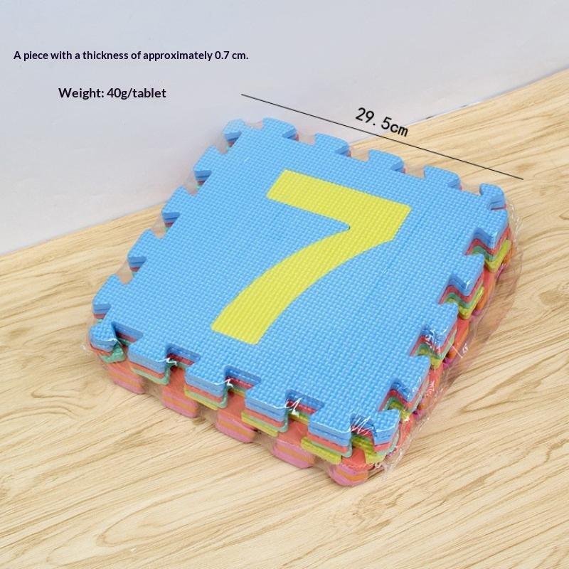 Tapete de juego de espuma PE n - Kids Educational - Alphabet Numbers & More reseña y precio