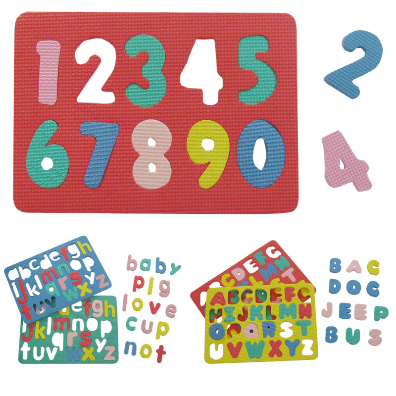 Rompecabezas 3D de espuma EVA  - Kids Educational - Alphabet Numbers & More reseña y precio