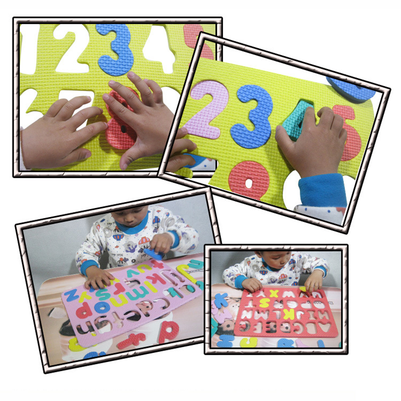 Rompecabezas 3D de espuma EVA  - Kids Educational - Alphabet Numbers & More reseña y precio