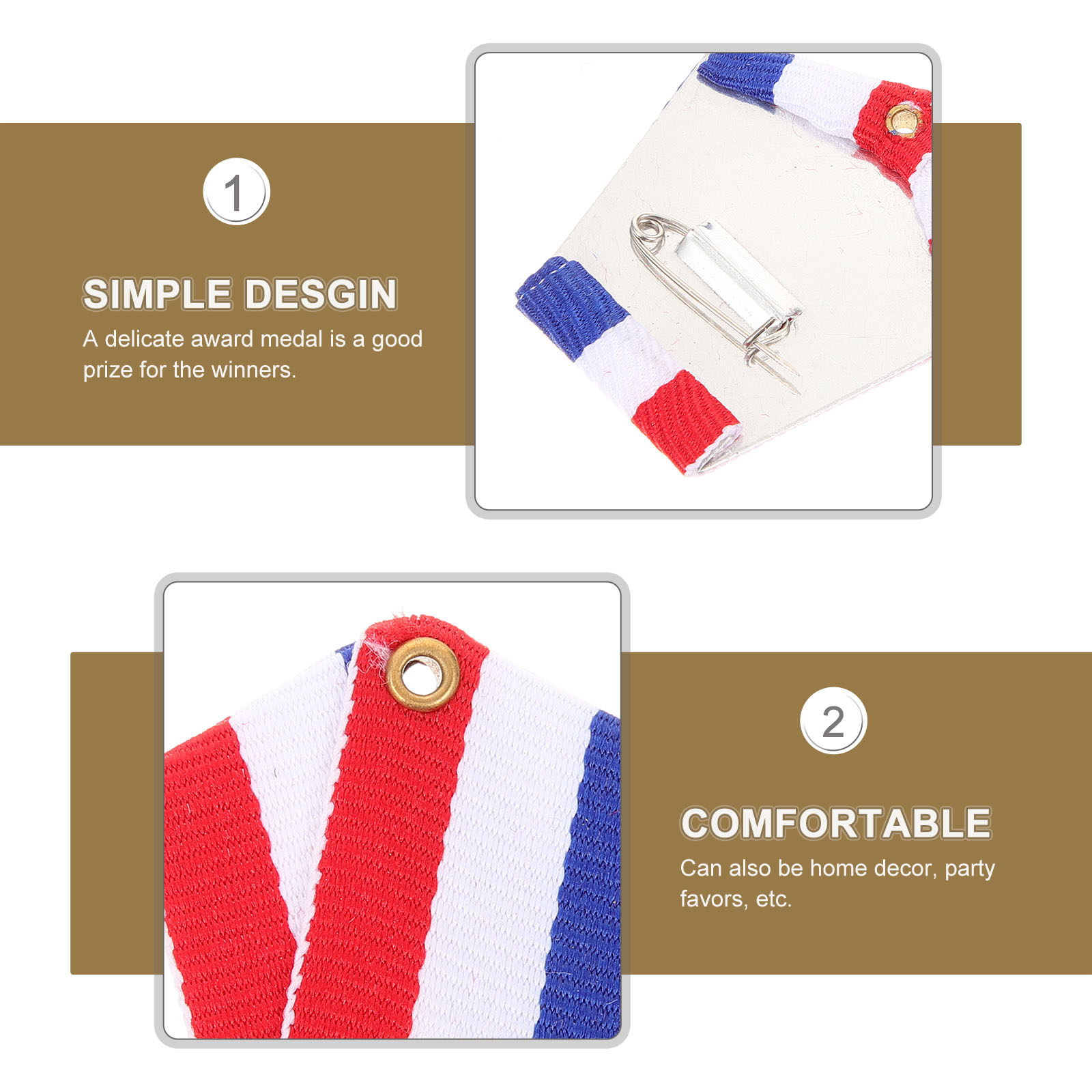 5 unidades de medallas de meta - Kids Education Motivation reseña y precio