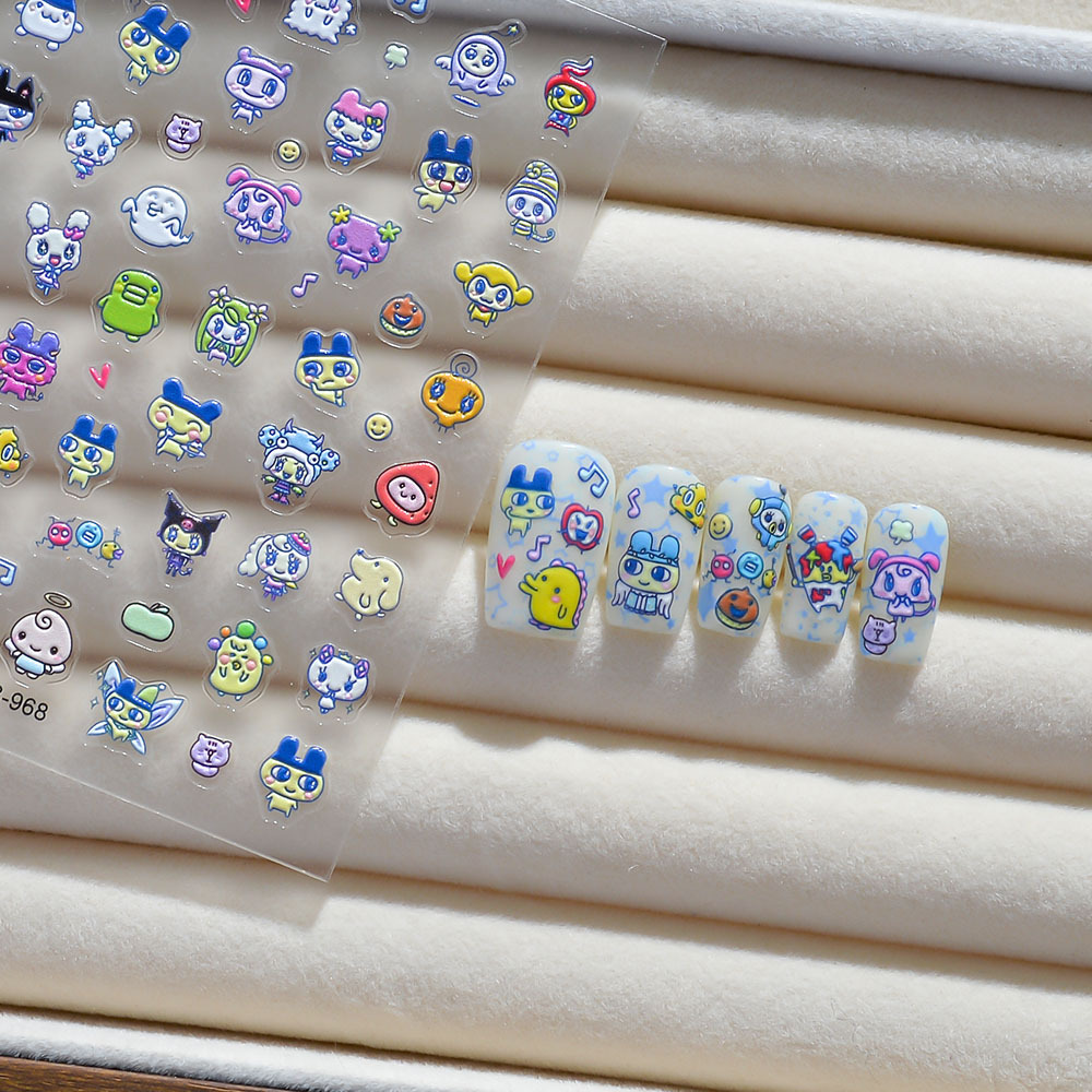 Nuevas pegatinas para uñas Tam - Bandai Model Tamagotchi reseña y precio
