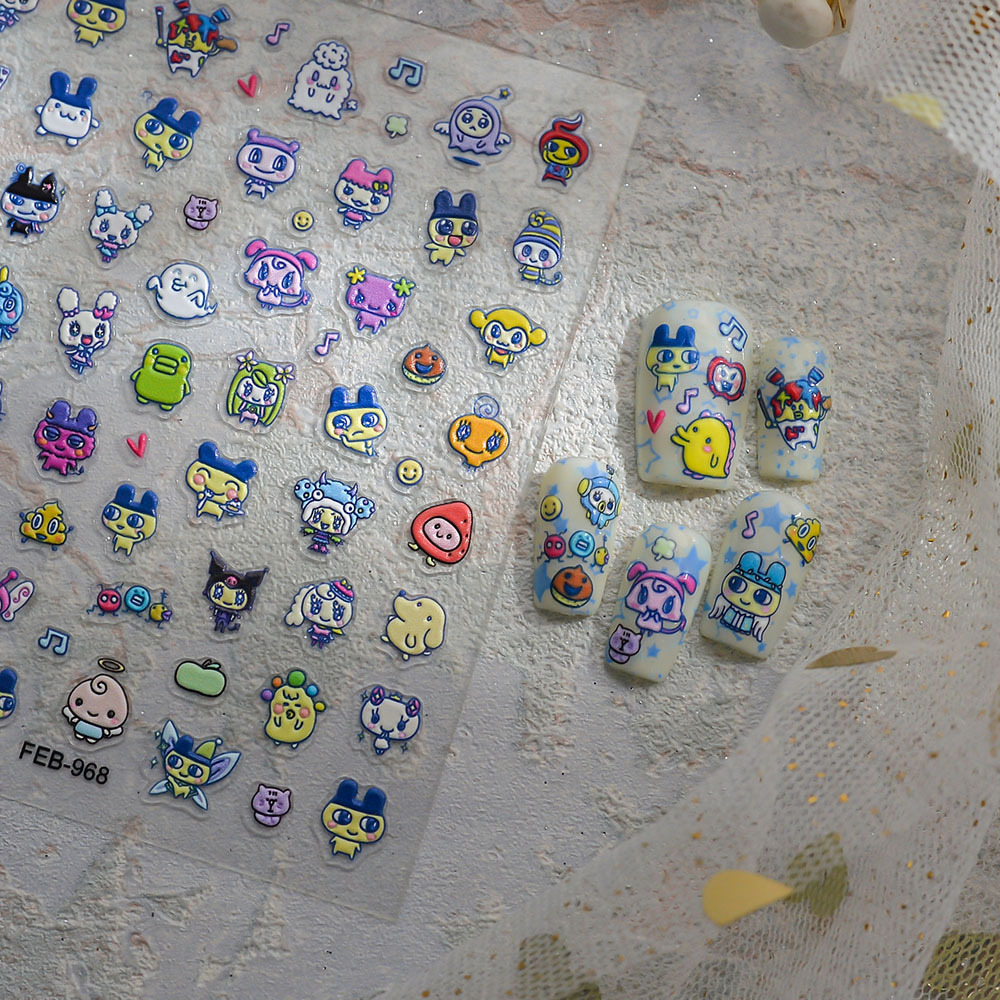 Nuevas pegatinas para uñas Tam - Bandai Model Tamagotchi reseña y precio