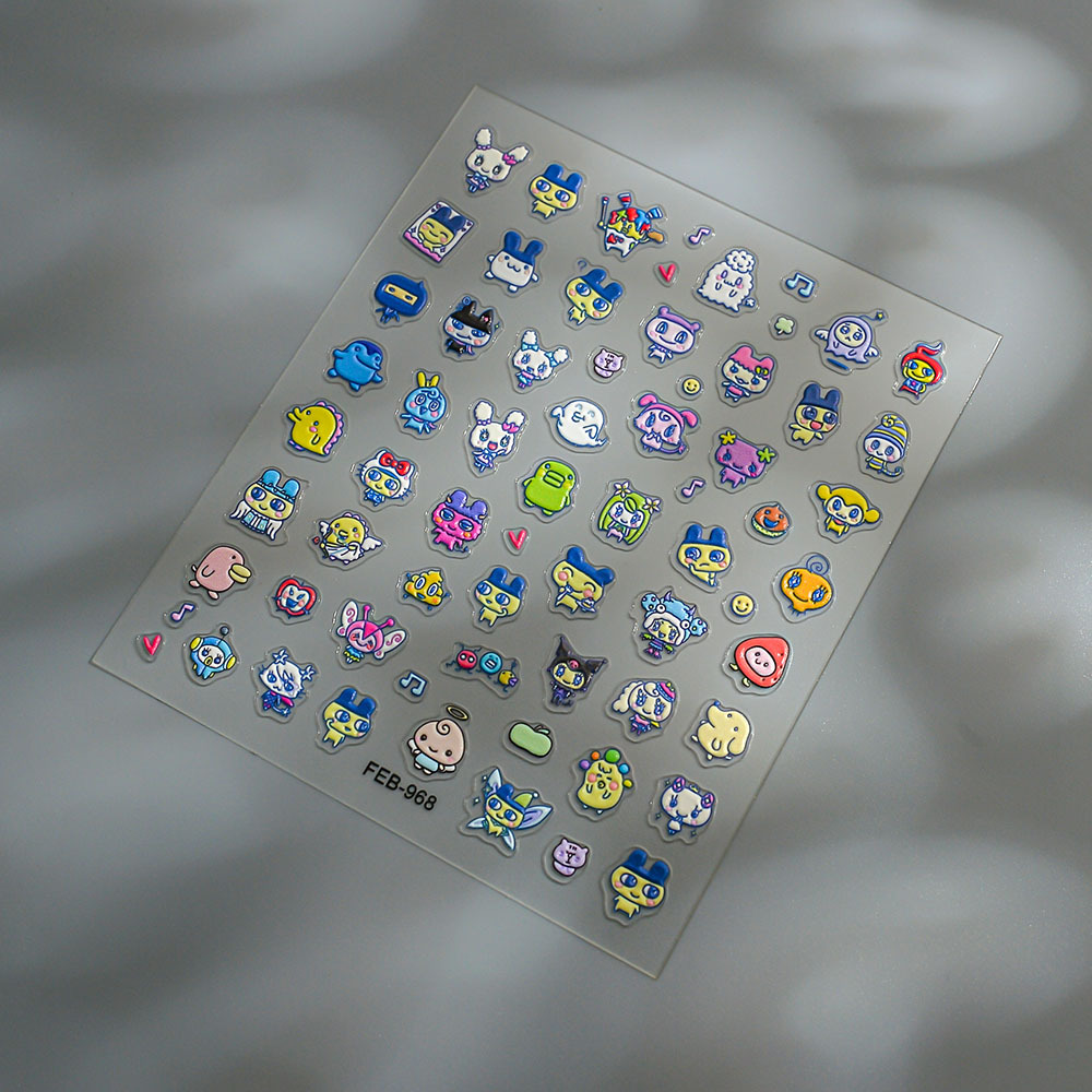 Nuevas pegatinas para uñas Tam - Bandai Model Tamagotchi reseña y precio