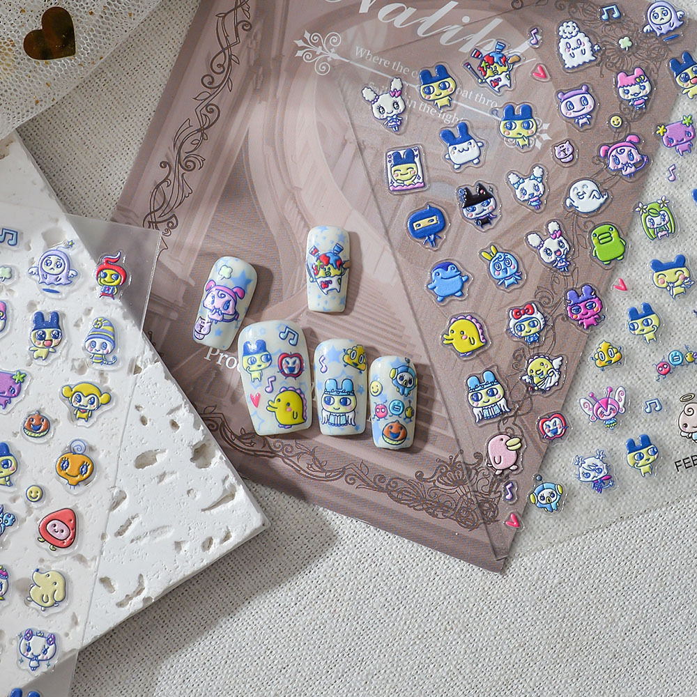 Nuevas pegatinas para uñas Tam - Bandai Model Tamagotchi reseña y precio