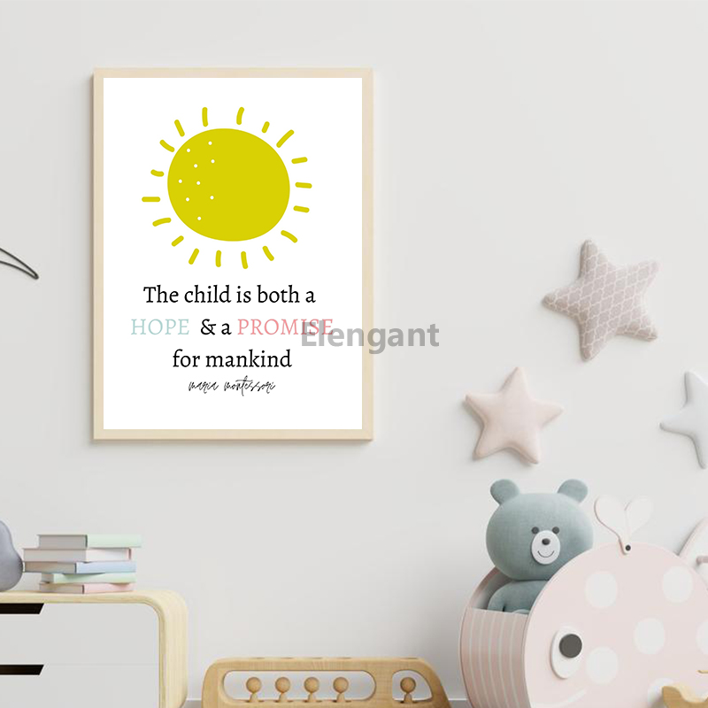 Juega es el trabajo de un niño - Kids Educational Posters reseña y precio