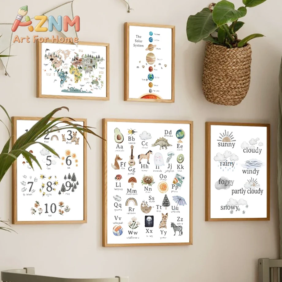Educación, preescolar, alfabet - Kids Educational - Alphabet Numbers & More reseña y precio