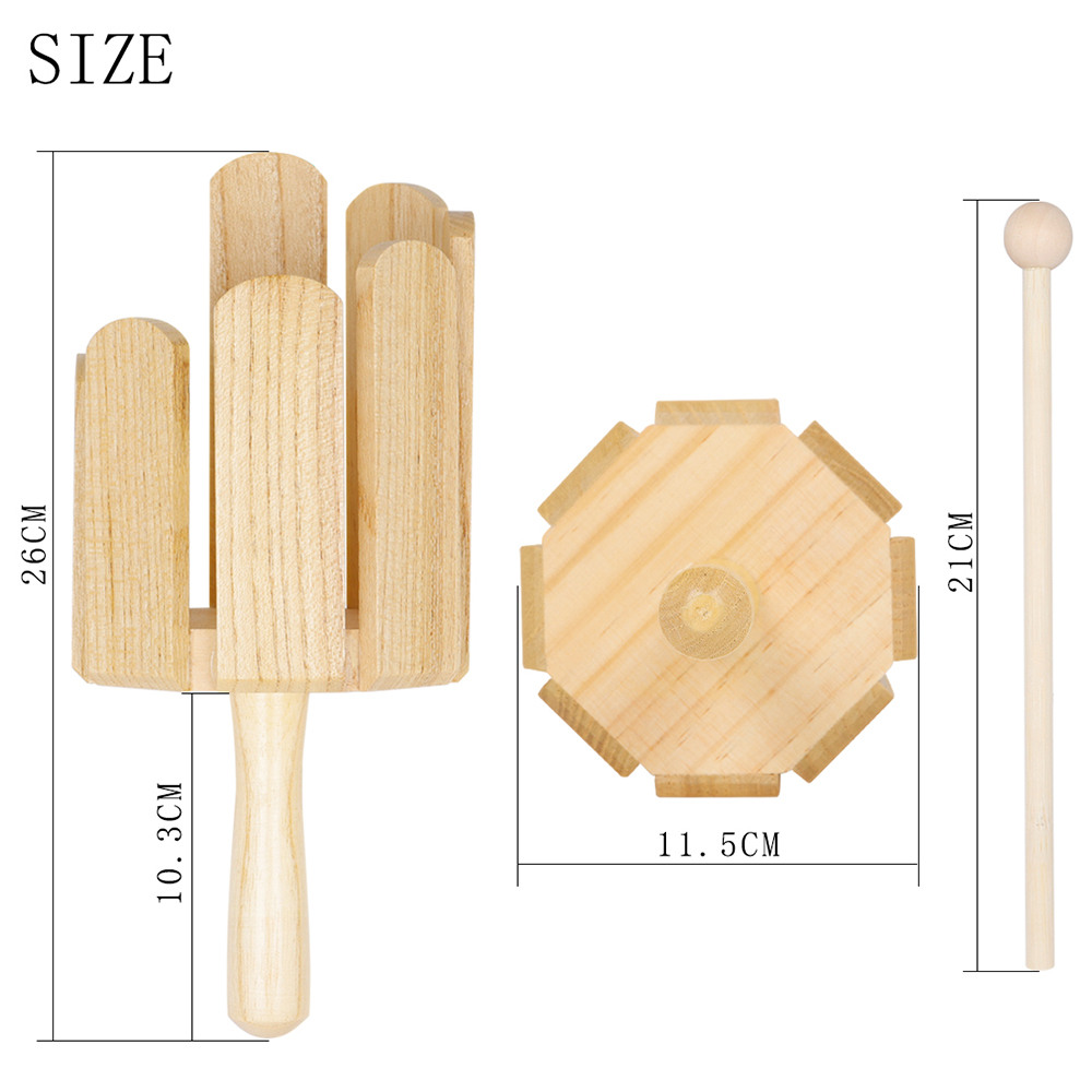 Orff tubo de madera multisonid - Kids Education Youtube reseña y precio