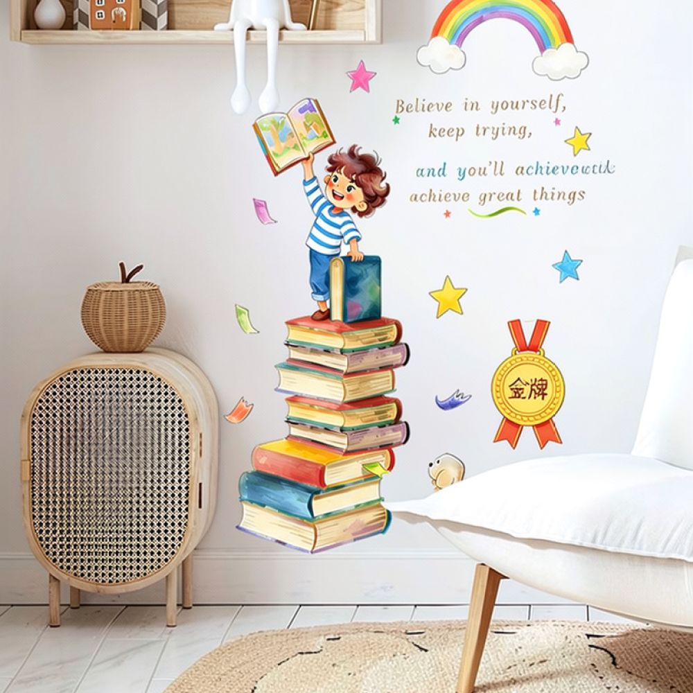 Adhesivo de pared con frases m - Kids Education Motivation reseña y precio